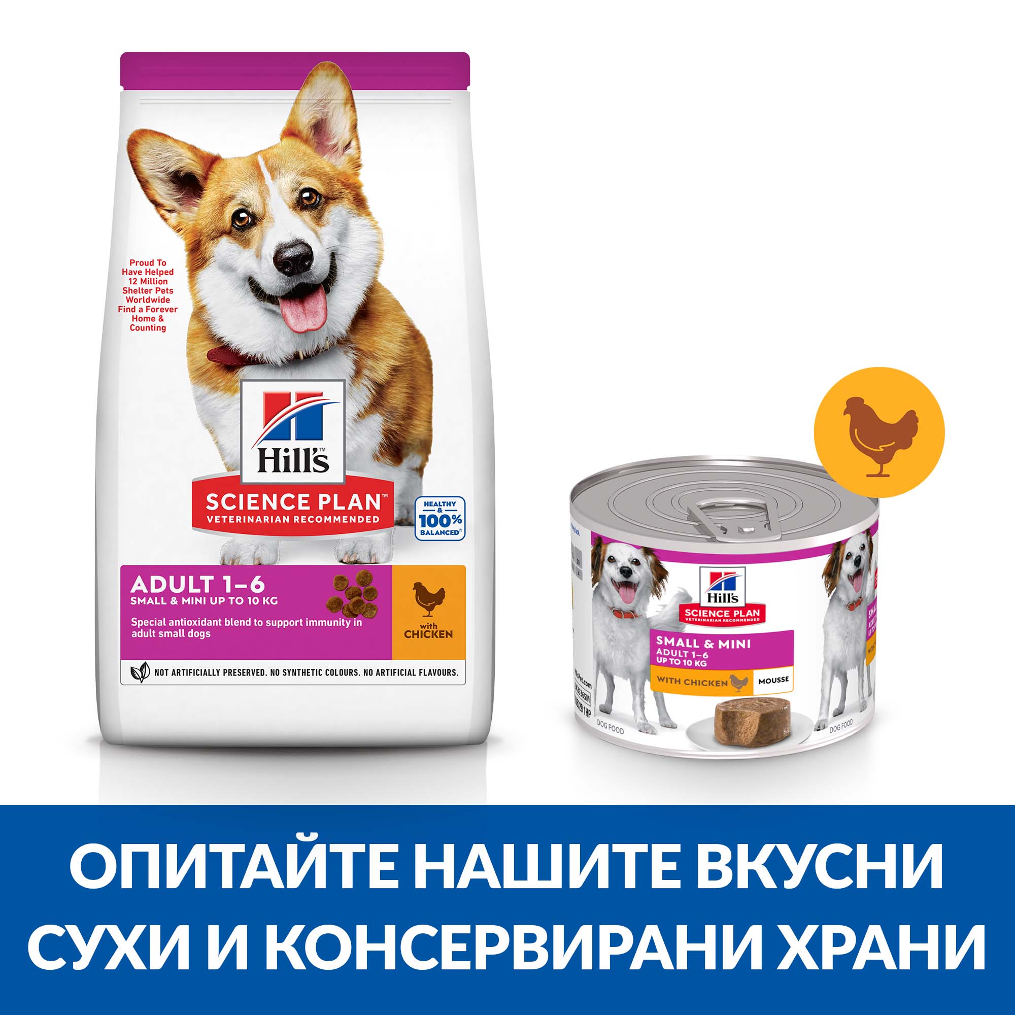 5 – 00545101_Thumbnail_-_Adult__MULT_SP_S_M_Dog_Adult_Chicken_Mousse_ BK35365M_Cross sell_R2_BG