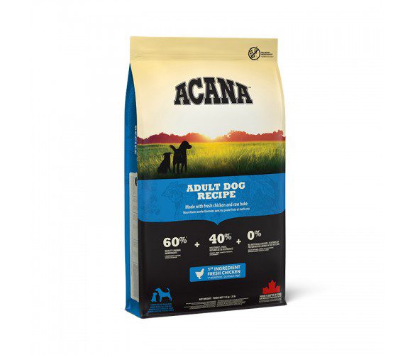 ACANA Adult Dog Recipe Front Right 11.4kg EMEA APAC-585×500