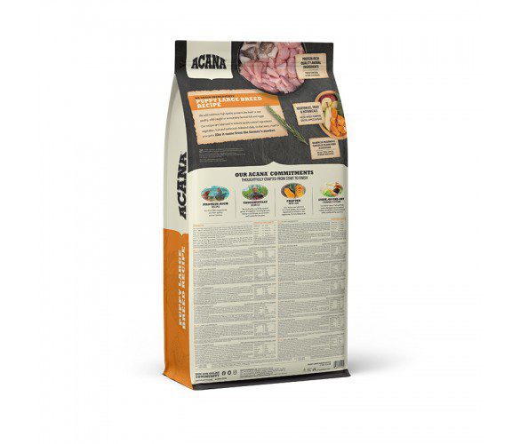 ACANA Dog Puppy Large Breed Recipe Back Right 17kg EMEA-585×500
