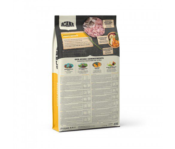 ACANA Dog Puppy Recipe Back Right 11.4kg Canada EMEA APAC-585×500