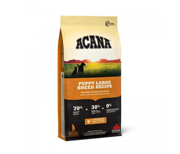 ACANA Puppy Large Breed Recipe Front Right 17kg EMEA APAC-585×500
